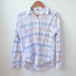 Free People button down pastel top XS